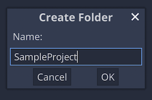 Input folder name