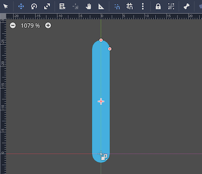 CollisionShape2DのShapeを編集