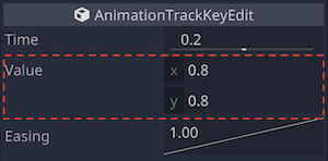 キーの値を編集