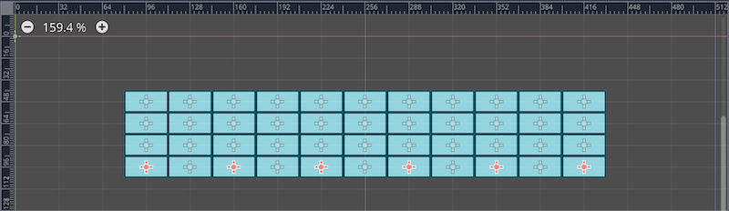 2D ワークスペース上でノードを複数選択する