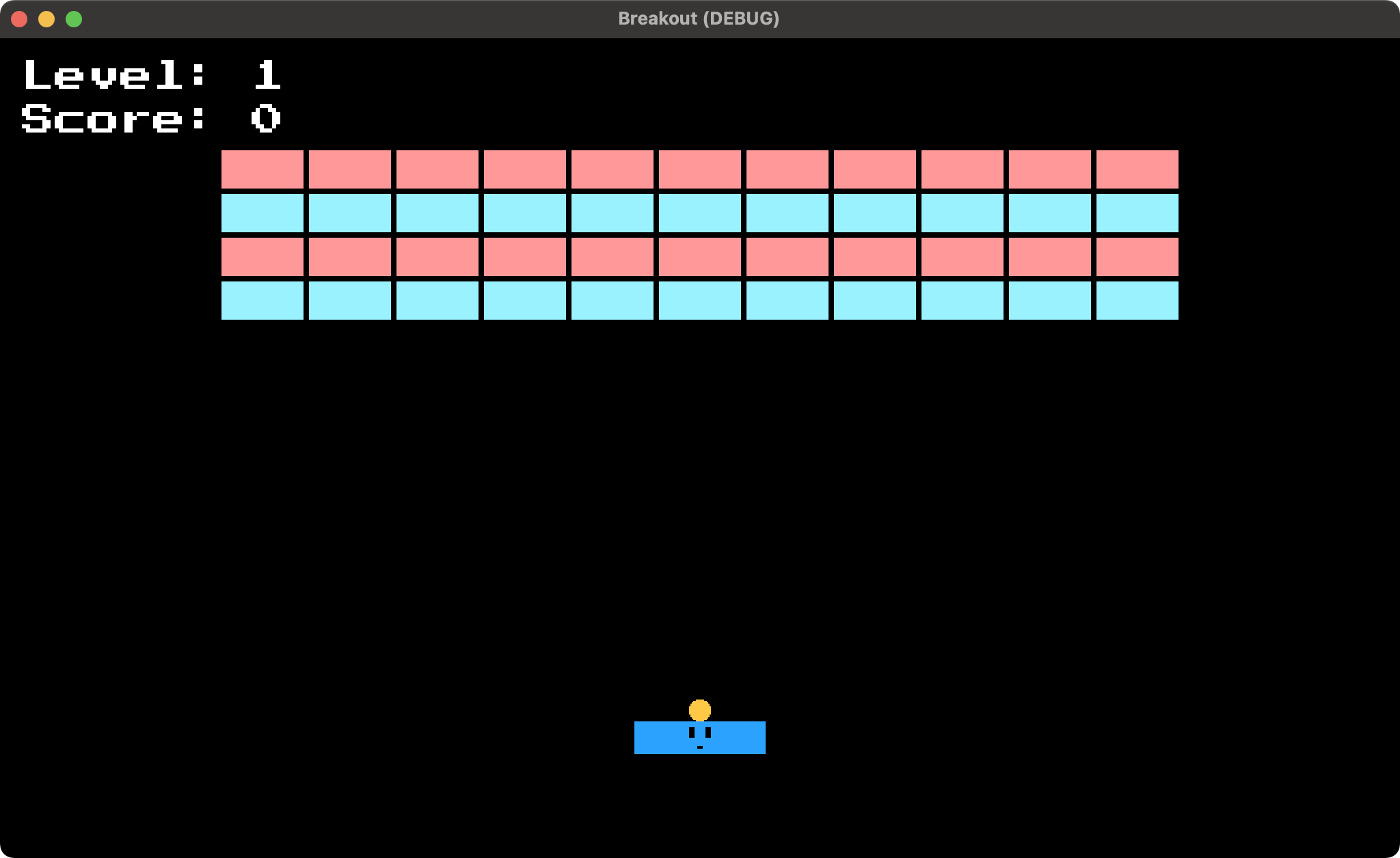 2D ワークスペースでLevelとScoreの確認