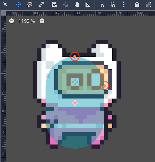 コリジョン形状の調整