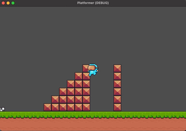 壁ジャンプの確認のためLevel1シーンを実行