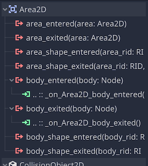 Area2Dノードのシグナル追加