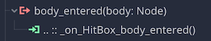 HitBoxのシグナルを接続
