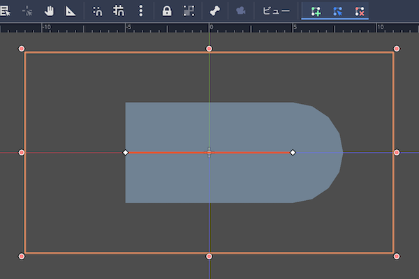 2DワークスペースのLine2D