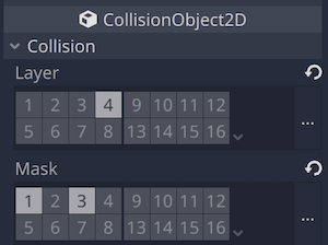 CollisionObject2D properties