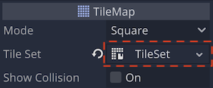 Click TileSet resource
