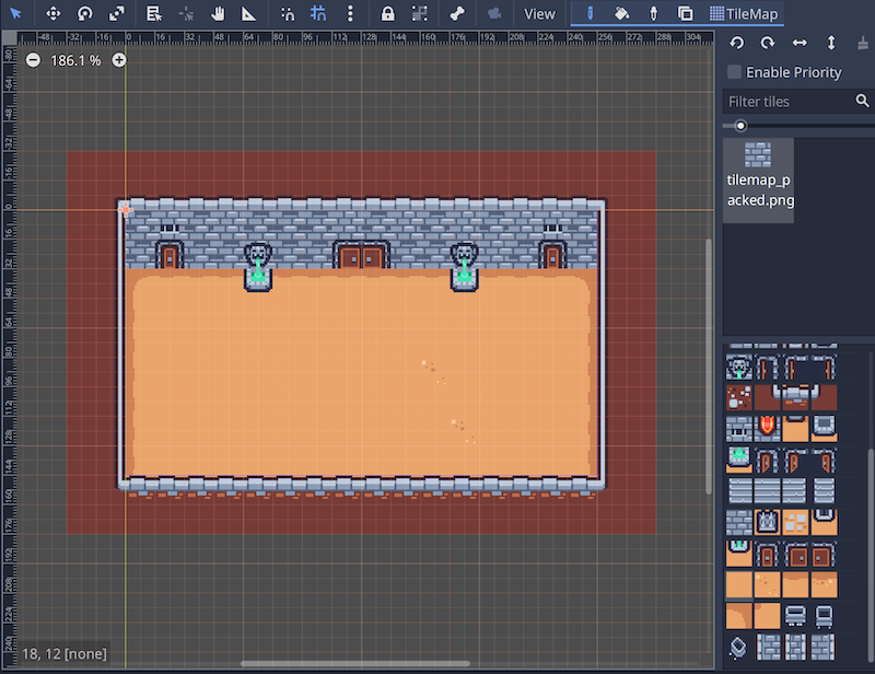 TileSet pannel