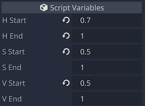 HeartProgress - Script Variables