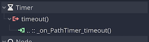 PathTimer - timeout signal