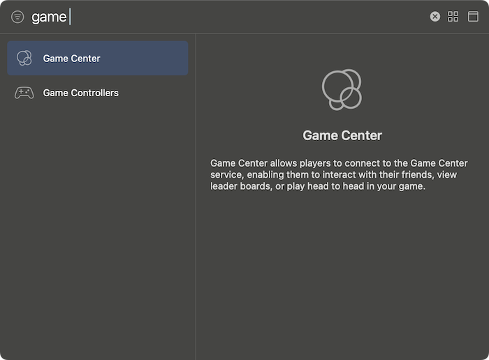 Add Game Center Capability