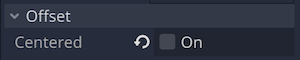 Offset > Centered = on